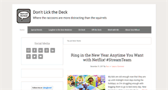 Desktop Screenshot of dontlickthedeck.com